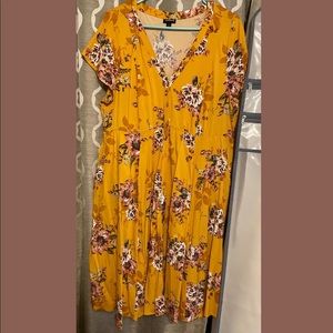 Torrid floral dress size 1